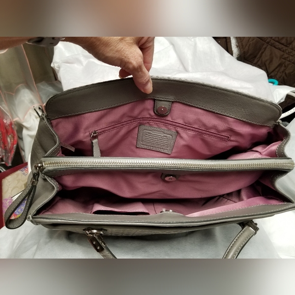 Coach - Used - Excellent Condition - Light Grey Shoulder bag - Picture 6 of 11